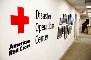American Red Cross building hallway